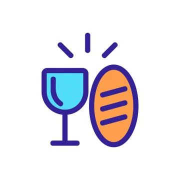 Easter egg icon vector. Isolated contour symbol illustration 스톡 일러스트