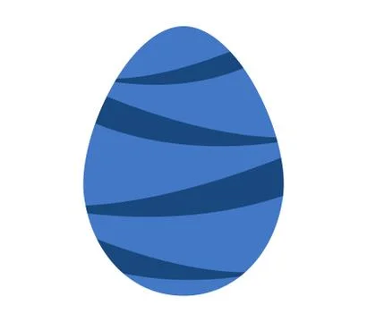 Easter egg icon on white background 스톡 일러스트