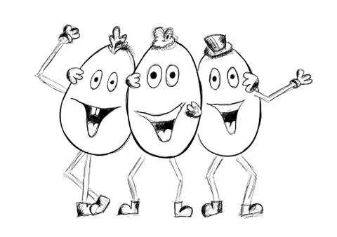 Easter egg Illustrazione stock