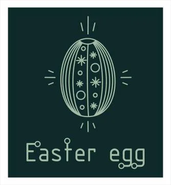 Easter egg Illustrazione stock