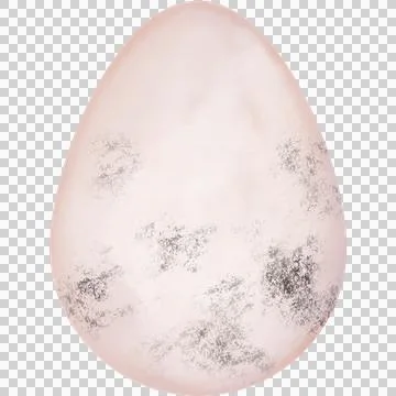 Easter egg illustration. Happy Easter egg isolated on white background. Stock Illustration