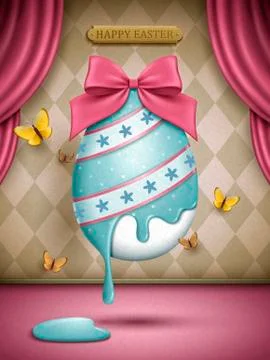 Easter egg illustration 스톡 일러스트