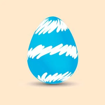 Easter egg. Illustration. Painted. Easter Holiday. Vector. Stock Illustration