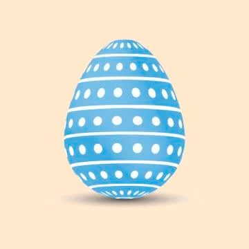 Easter egg. Illustration. Painted. Easter Holiday. Vector. Stock Illustration