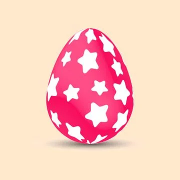 Easter egg. Illustration. Painted. Easter Holiday. Vector. Stock Illustration