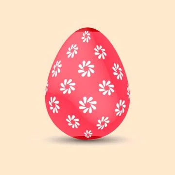 Easter egg. Illustration. Painted. Easter Holiday. Vector. Stock Illustration