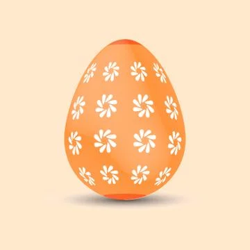 Easter egg. Illustration. Painted. Easter Holiday. Vector. Stock Illustration