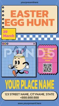 Easter Egg Instagram Story PSD Template