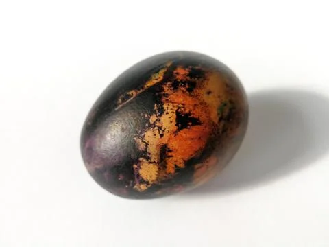 Easter egg isolated on the bright background Foto stock