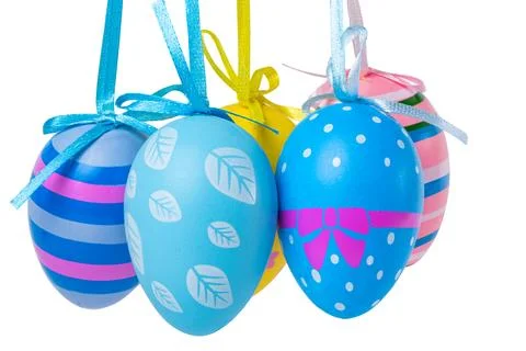 Easter egg isolated Stock Photos