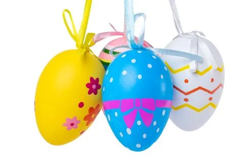 Easter egg isolated Stock Photos