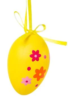 Easter egg isolated Stock Photos