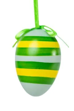 Easter egg isolated Stock Photos