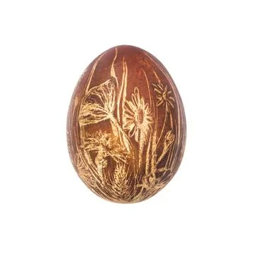 Easter egg isolated on a white background Stock Photos