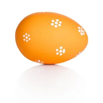 Easter Egg Isolated On White Stock Photos