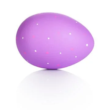 Easter Egg Isolated On White Stock Photos