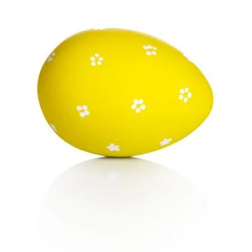 Easter Egg Isolated On White Stock Photos