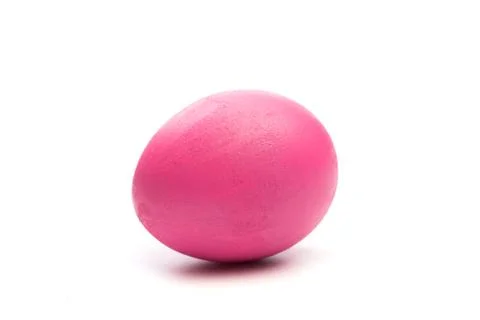 Easter egg  isolated on white Stock Photos