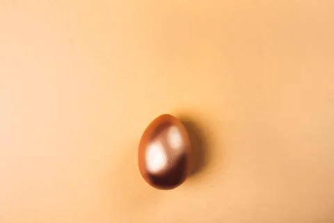 Easter egg isolated on white Stock Photos