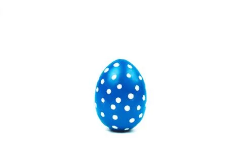 Easter egg isolated on white Stock Photos