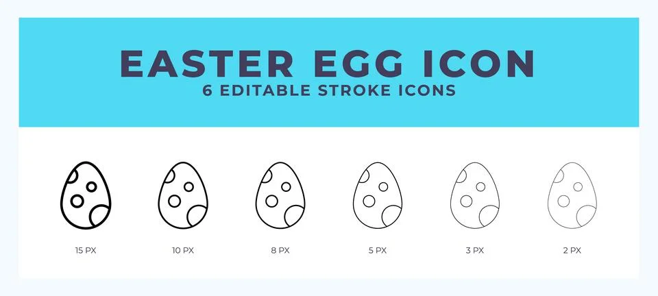 Easter egg line icon. High quality icon symbol for web design. App Illustrazione stock