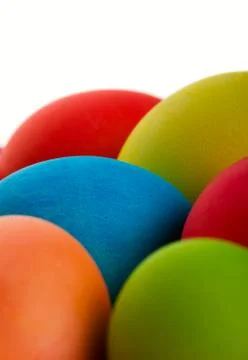 Easter egg macro Stock Photos