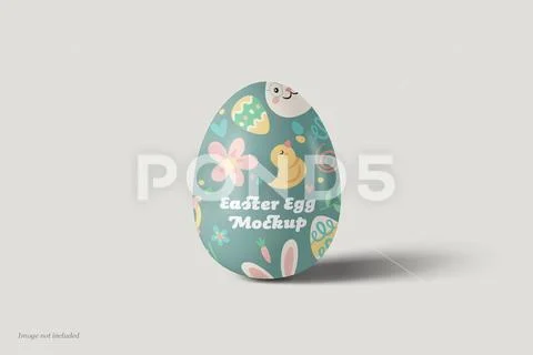 Easter Egg Mockup PSD-Vorlage