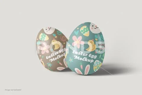 Easter Egg Mockup PSD Template