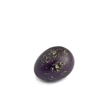 Easter Egg, one violet colored quail egg Stock Photos