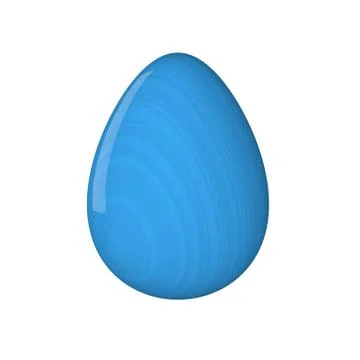 Easter egg. Painted. 3D object. Render. Easter Holiday. イラスト素材