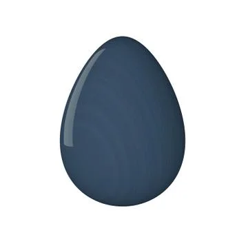 Easter egg. Painted. 3D object. Render. Easter Holiday. Stock Illustration