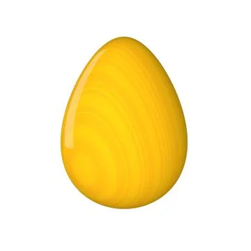 Easter egg. Painted. 3D object. Render. Easter Holiday. 스톡 일러스트