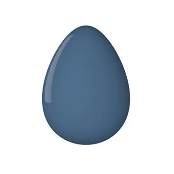Easter egg. Painted. 3D object. Render. Easter Holiday. Stock Illustration