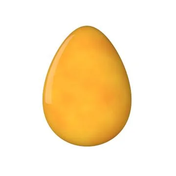 Easter egg. Painted. 3D object. Render. Easter Holiday. イラスト素材