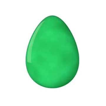 Easter egg. Painted. 3D object. Render. Easter Holiday. イラスト素材