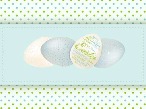 Easter egg panel background 스톡 일러스트