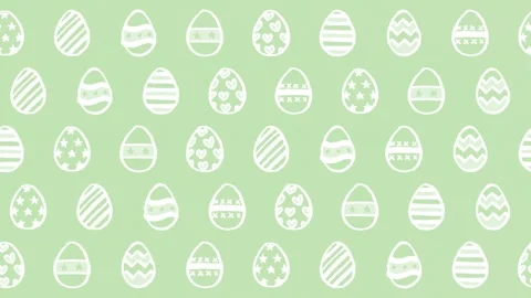 Easter egg pattern background: green Stockbeeldmateriaal 310508064
