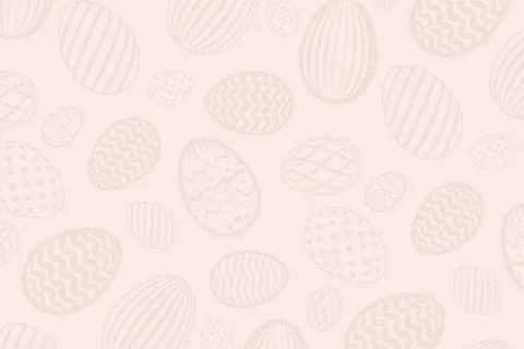 Easter egg pattern. Color holiday eggs texture on pastel background. Simple a イラスト素材