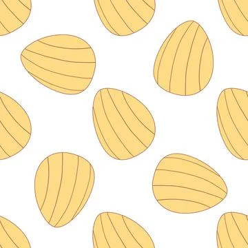 Easter egg pattern hunting spring pattern textile Stockillustratie