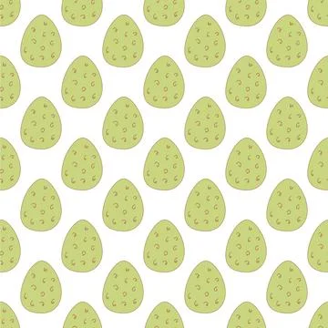 Easter egg pattern hunting spring pattern textile イラスト素材