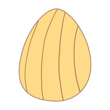 Easter egg pattern hunting spring icon element Stock Illustration