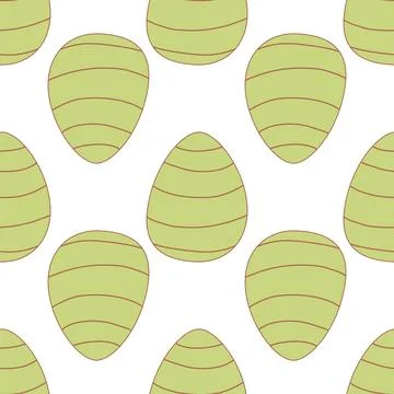 Easter egg pattern hunting spring pattern textile Stockillustratie