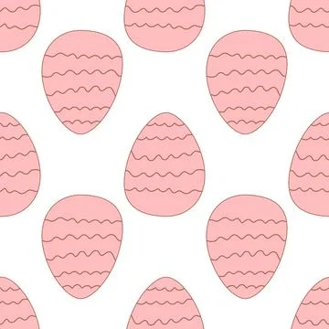 Easter egg pattern hunting spring pattern textile 스톡 일러스트