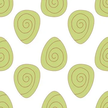 Easter egg pattern hunting spring pattern textile 库存插图