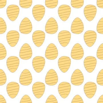 Easter egg pattern hunting spring pattern textile Stock Illustration
