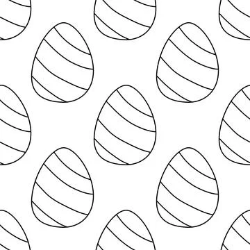 Easter egg pattern hunting spring pattern textile Illustrazione stock