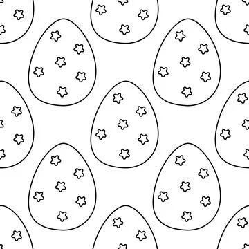 Easter egg pattern hunting spring pattern textile Illustrazione stock