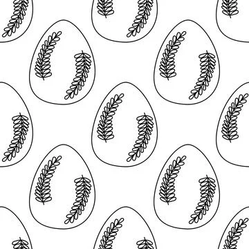 Easter egg pattern hunting spring pattern textile 스톡 일러스트