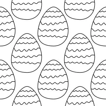 Easter egg pattern hunting spring pattern textile Stockillustratie