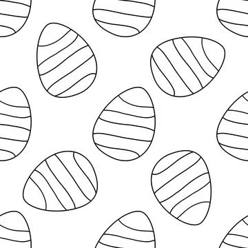Easter egg pattern hunting spring pattern textile Stock Illustration